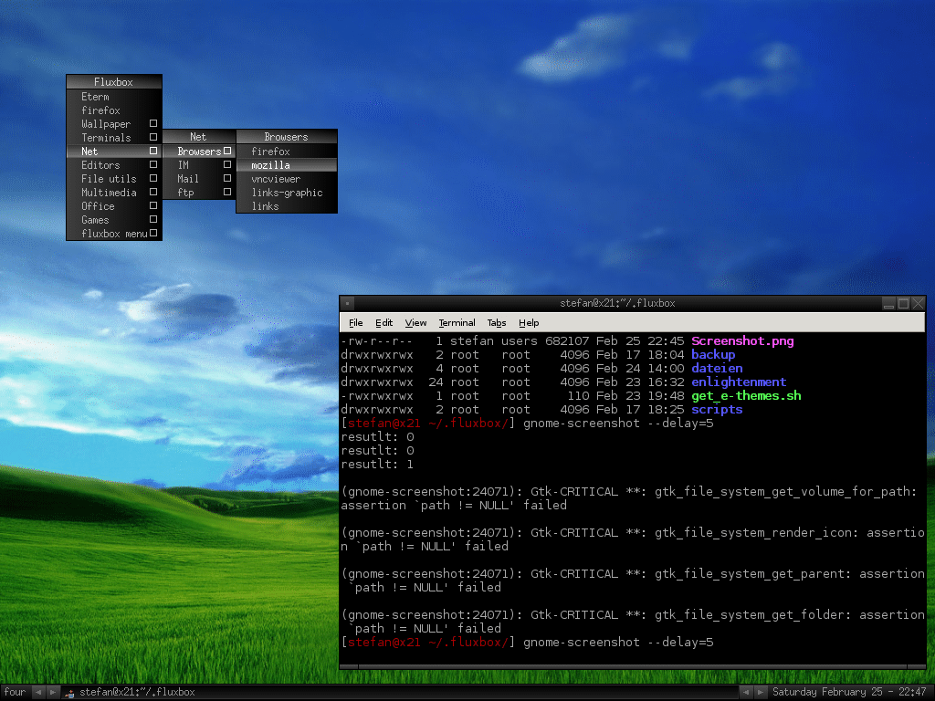 Linux - Fluxbox