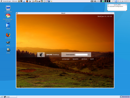 Dell Latitude C810 + gentoo + Gnome 1